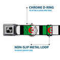 Load image into Gallery viewer, Dog Bone Seatbelt Buckle Collar - Algeria Flags