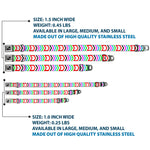 Dog Bone Seatbelt Buckle Collar - Arrows White/Multi Color