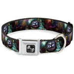 Dog Bone Seatbelt Buckle Collar - Astronaut Cat in Space
