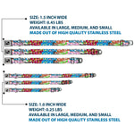 Dog Bone Seatbelt Buckle Collar - BD Tag