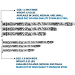 Dog Bone Seatbelt Buckle Collar - Born to Blossom Black/White