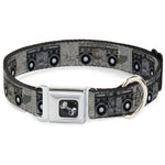 Dog Bone Seatbelt Buckle Collar - Boombox