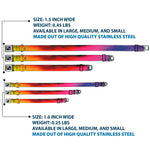 Dog Bone Seatbelt Buckle Collar - BD Psychedelic