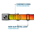 Load image into Gallery viewer, Dog Bone Seatbelt Buckle Collar - BD Psychedelic