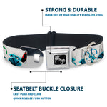 Dog Bone Seatbelt Buckle Collar - Beach Flip Flops