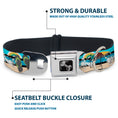 Load image into Gallery viewer, Dog Bone Seatbelt Buckle Collar - Beach Scene 1
