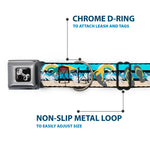 Dog Bone Seatbelt Buckle Collar - Beach Scene 1