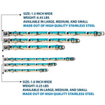 Dog Bone Seatbelt Buckle Collar - Beach Surfer