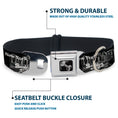 Load image into Gallery viewer, Dog Bone Seatbelt Buckle Collar - Brooklyn New York