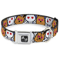 Load image into Gallery viewer, Dog Bone Seatbelt Buckle Collar - BD Cartoon CLOSE-UP