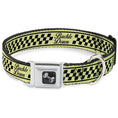 Load image into Gallery viewer, Dog Bone Seatbelt Buckle Collar - Buckle-Down Cab Stripe Green/Yellow Fade