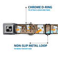 Load image into Gallery viewer, Dog Bone Seatbelt Buckle Collar - Block Penguins Tan