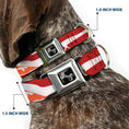 Load image into Gallery viewer, Dog Bone Seatbelt Buckle Collar - Bacon CLOSE-UP