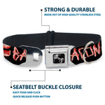 Dog Bone Seatbelt Buckle Collar - Bacon w/Text2