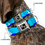 Dog Bone Seatbelt Buckle Collar - Boats on the Water