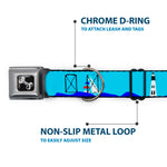 Dog Bone Seatbelt Buckle Collar - Boats on the Water