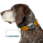 Dog Bone Seatbelt Buckle Collar - Cheetah