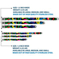 Load image into Gallery viewer, Dog Bone Seatbelt Buckle Collar - Camo Multi Neon
