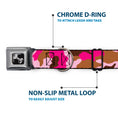 Load image into Gallery viewer, Dog Bone Seatbelt Buckle Collar - Camo Pink