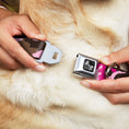 Load image into Gallery viewer, Dog Bone Seatbelt Buckle Collar - Camo Pink