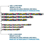 Buckle-Down Seatbelt Buckle Dog Collar - Crap Bubbles