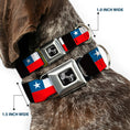 Load image into Gallery viewer, Dog Bone Seatbelt Buckle Collar - Chile Flags
