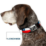Dog Bone Seatbelt Buckle Collar - Chile Flags