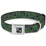 Dog Bone Seatbelt Buckle Collar - Circuit Board