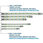 Dog Bone Seatbelt Buckle Collar - Diamonds White/Multi Color