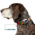 Load image into Gallery viewer, Dog Bone Seatbelt Buckle Collar - Death Before Dishonor Pink