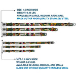 Dog Bone Seatbelt Buckle Collar - Death or Glory Gray