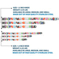 Load image into Gallery viewer, Dog Bone Seatbelt Buckle Collar - Dots White/Transparent Multi Color