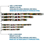 Dog Bone Seatbelt Buckle Collar - Death or Glory Black