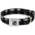 Load image into Gallery viewer, Dog Bone Seatbelt Buckle Collar - Dark Knight
