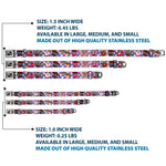 Dog Bone Seatbelt Buckle Collar - Donuts & Coffee Cartoon