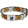 Load image into Gallery viewer, Dog Bone Seatbelt Buckle Collar - Drumstick Target