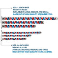 Load image into Gallery viewer, Dog Bone Seatbelt Buckle Collar - Dot Blocks Blue/Red/Black/White