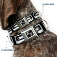 Load image into Gallery viewer, Dog Bone Seatbelt Buckle Collar - DC Cassette Tape