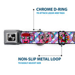 Dog Bone Seatbelt Buckle Collar - Donuts & Coffee Cartoon2