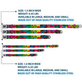 Load image into Gallery viewer, Dog Bone Seatbelt Buckle Collar - Eighties Shades Tapes Black/Neon