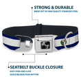 Load image into Gallery viewer, Dog Bone Seatbelt Buckle Collar - El Salvador Flag
