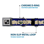 Dog Bone Seatbelt Buckle Collar - El Salvador Flag Distressed Painting