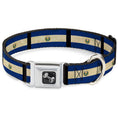 Load image into Gallery viewer, Dog Bone Seatbelt Buckle Collar - El Salvador Flag/Black