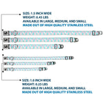 Dog Bone Black/Silver Seatbelt Buckle Collar - Easter Bunnies Smiling Sky Blue