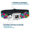 Load image into Gallery viewer, Dog Bone Seatbelt Buckle Collar - Flower Blossom
