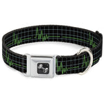 Dog Bone Seatbelt Buckle Collar - Flatline