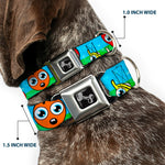 Dog Bone Seatbelt Buckle Collar - Fruit Cartoon