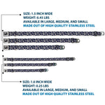 Dog Bone Seatbelt Buckle Collar - Filigree Navy/Khaki