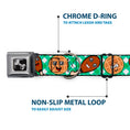 Load image into Gallery viewer, Dog Bone Seatbelt Buckle Collar - Fried Chicken & Waffles Plaid White/Green