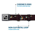 Load image into Gallery viewer, Dog Bone Seatbelt Buckle Collar - Flying Mallards Burgundy